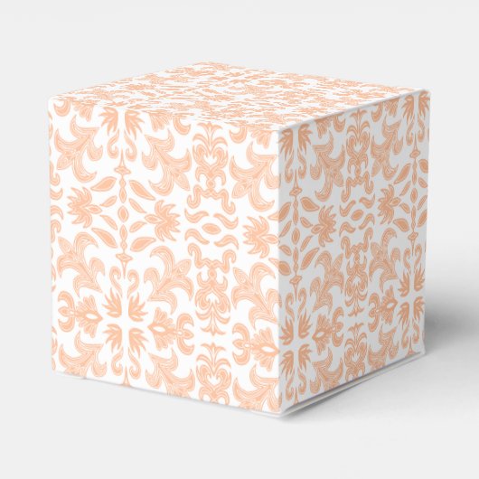 perzik patroon bruiloft gunst doos bedankdoosjes (Achterkant)