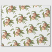 Perzik Patroon Cadeaupapier (Vlak)