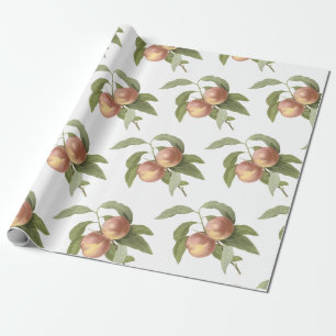 Perzik Patroon Cadeaupapier