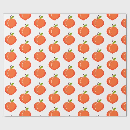 Perzik Peach Wrapping Papier (Vlak)
