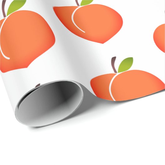 Perzik Peach Wrapping Papier (Rol Hoek)