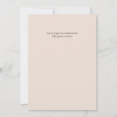 Perzik Pioen Kruidige Bloem Budget Bruiloft (Achterkant)