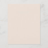 Perzik Pioenrozen Salie Bloem Budget Bruiloft (Achterkant)