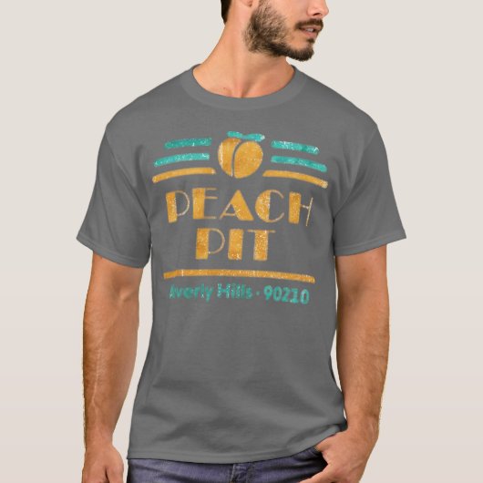 Perzik Pit Eetcafé T-shirt (Voorkant)
