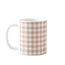Perzik Plaid Gingham Patroon Retro Kleur