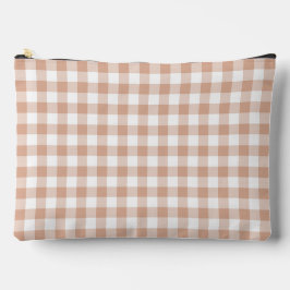 Perzik Plaid Gingham Retro Kleur Etui