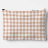 Perzik Plaid Gingham Retro Kleur Etui (Achterkant)