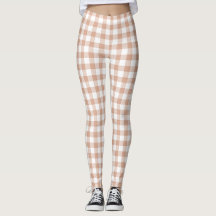 Perzik Plaid Gingham Retro Kleur
