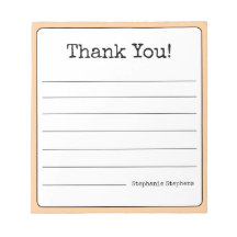 Perzik Retro Dank Je Wel Gelijnde Naam