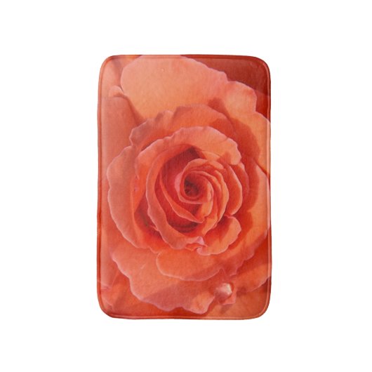 Perzik roos aangepaste kleine badmat (Voorkant Verticaal)