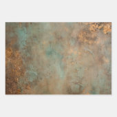 Perzik Roos Bloem Bruidsboeket Bruiloft Inpakpapier Vel (Voorkant 3)