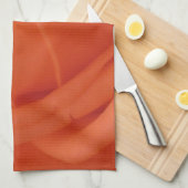 Perzik Roos Bloemen Afbeelding Keuken Theedoek (Quarter Fold)