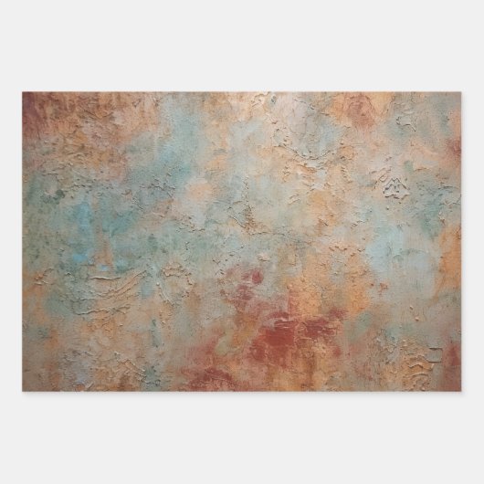 Perzik Roos Bloemen Vrijgezellenfeest bruiloft Inpakpapier Vel (Voorkant 2)