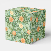 perzik Roos bruiloft groen Bedankdoosjes (Achterkant)