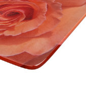 Perzik roos decoratieve glassnijplank snijplank (Hoek)