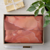 Perzik roos tissuepapier (Geschenk)