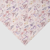Perzik Roze Aquarel Wilde Bloem Decoupage Tissuepapier (Detail)