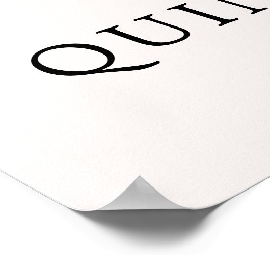 Perzik roze bloemen nummer Quinceanera welkom Poster (Hoek)