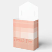 Perzik roze en koraal bedankdoosjes (Geopend)
