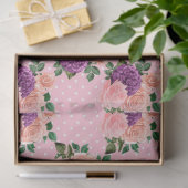 Perzik, Roze en Lavendel Reeks Ontwerp 14 Tissuepapier (Geschenk)