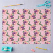 Perzik, Roze en Lavendel Reeks Ontwerp 14 Tissuepapier (Craft)