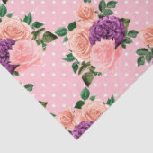 Perzik, Roze en Lavendel Reeks Ontwerp 14 Tissuepapier (Detail)