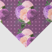 Perzik, Roze en Lavendel Reeks Ontwerp 15 Tissuepapier (Detail)