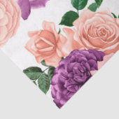 Perzik, Roze en Lavendel Reeks Ontwerp 1 Tissuepapier (Detail)