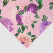 Perzik, Roze en Lavendel Reeks Ontwerp 5 Tissuepapier (Detail)