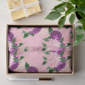 Perzik, Roze en Lavendel Serie Design 11 Tissuepapier (Geschenk)