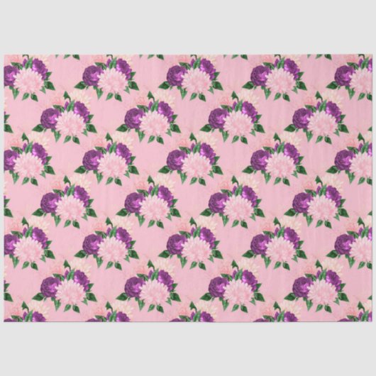 Perzik, Roze en Lavendel Serie Design 11 Tissuepapier (Voorkant)