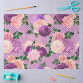 Perzik, Roze en Lavendel Serie Design 2 Tissuepapier (Craft)