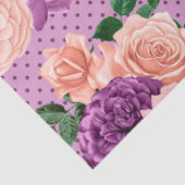 Perzik, Roze en Lavendel Serie Design 2 Tissuepapier (Detail)