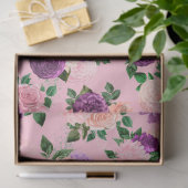 Perzik, Roze en Lavendel Serie Ontwerp 5 Tissuepapier (Geschenk)