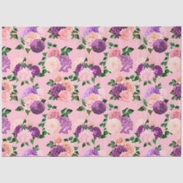 Perzik, Roze en Lavendel Serie Ontwerp 5 Tissuepapier