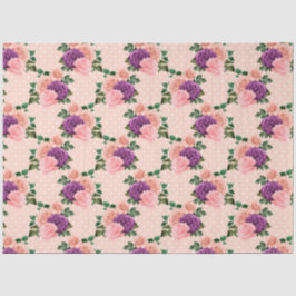 Perzik-, Roze- en Lavendelserie Design 13 Tissuepapier