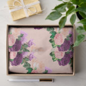 Perzik-, Roze- en Lavendelserie Ontwerp 7 Tissuepapier (Geschenk)