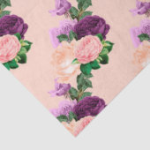Perzik-, Roze- en Lavendelserie Ontwerp 7 Tissuepapier (Detail)