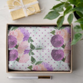 Perzik-, Roze- en Lavendelseries Design 10 Tissuepapier (Geschenk)