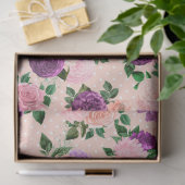 Perzik-, Roze- en Lavendelseries ontwerp 3 Tissuepapier (Geschenk)