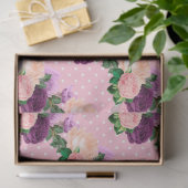 Perzik-, Roze- en Lavendelseries ontwerp 8 Tissuepapier (Geschenk)