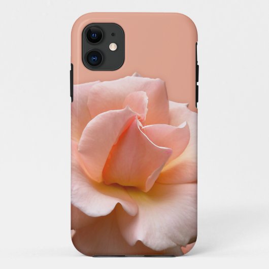 Perzik Roze iPhone 5 Hoesje Wilde Bloem iPhone Hoe (Achterkant)