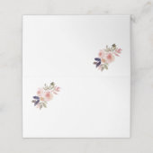 Perzik Roze Lavendel Paarse Wildflowers Plaatskaar Plaatskaartje (Buitenkant ongevouwen)