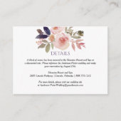 Perzik Roze Lavendel Wildflowers Enclosure Kaarten (Voorkant)