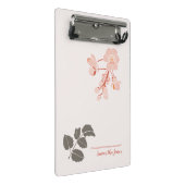 Perzik Roze Oregon Druivenbloem Briefpapier Mini Klembord (Schuin)