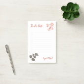 Perzik Roze Oregon Druivenbloem Notitieblok Post-it® Notes (Kantoor)