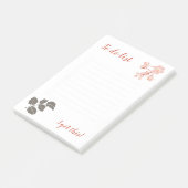 Perzik Roze Oregon Druivenbloem Notitieblok Post-it® Notes (Schuin)