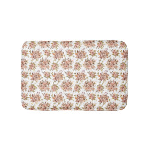 Perzik Roze Rood Bruin Groen Bloemen Bloemen Badmat