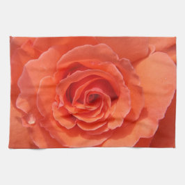 Perzik rozen handdoek