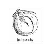  perzik rubberstempel (Afrduk)